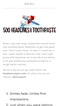 Mobile Screenshot of 500headlinesabouttoothpaste.com